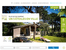Tablet Screenshot of nantes-camping.fr